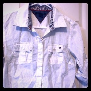 Tommy Hilfiger button down shirt.